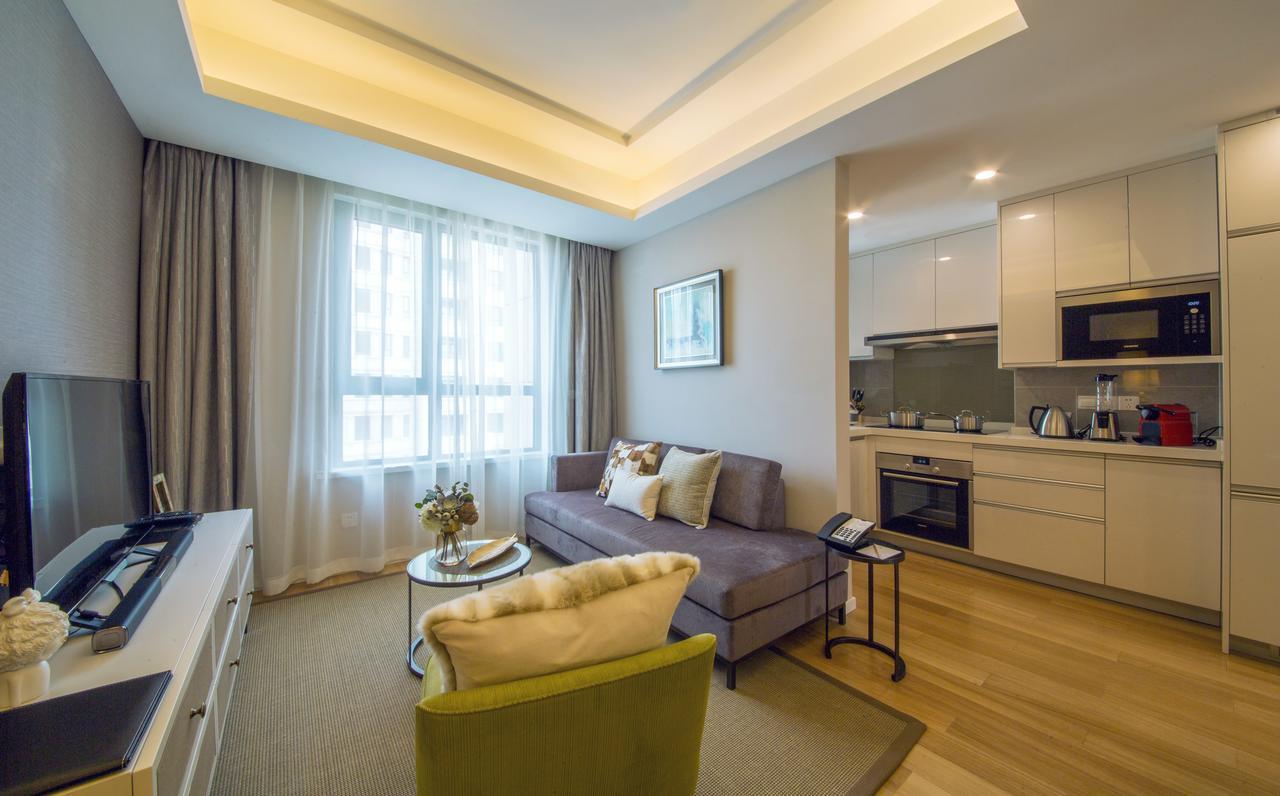 One Sunland Serviced Suites Managed By Lanson Place Shanghai Bagian luar foto
